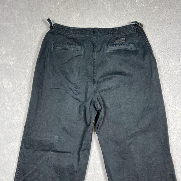 Lauren Jeans Co Ralph Lauren Jeans Womens 12 Black High Rise Tapered Denim - Picture 10 of 13